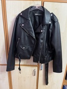 Kurtka typu ramoneska eko skóra Zara