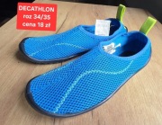 Buty wsuwane do pływania Decathlon 34 do wody plażowe