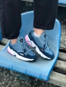 Adidas falcon w granatowe adidasy Raw Grey