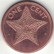 Bahamy 1 cent 1992 - 19 mm nr 2