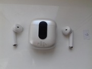 Słuchawki Bluetooth Feel Air TWS, używane sprawne, FEELAIR400WH, etui z wyś