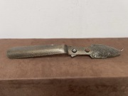 Ryba Stara Metalowa Łyżka do Butów