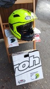 AIROH Executive fluo glossy "L" kask modularny, bezpieczeństwo na drodze.