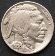USA 5 centów 1936 - bizon i Indianin