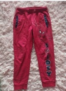 Czerwone spodnie dresowe chłopięce dresy dla chłopca Marvel Spiderman 116