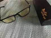 NoBlue okulary zerówki nerdy czarny