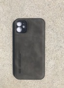 Nowe Etui iPhone 11 (Ciemny Szary, Owcza Skóra)