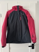 szaro-różowa kurtka narciarska narciarka 4F ciepłą wodoodporność 10000