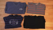 2 bluzy, sweter i koszulka dla chłopca rozm. 158