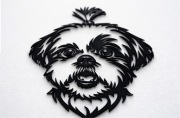 Dekoracja ścienna Shih Tzu