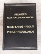 Słownik polsko holenderski holendersko polski | Kluwers Klein Pools 1977