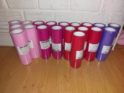 19 rolek tiulu 15cm x 9m jasny ciemny róż fiolet 