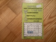 Reprint map topograficznych Żabie Jasieniów Górny (Howerla - Czarnohora)