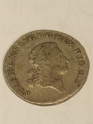 Moneta 1 złoty/4 grosze 1766r. FS, RZADKA, szczegóły, patyna, stan: 2+