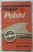 Mapa samochodowa Polski - retro/dla kolekcjonera?
