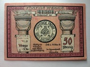 notgeld Frose, pieniądz zastępczy, 50 Pf, 15 März 1921