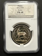 100 zł Ag - Kozica 1979 - Grading PGM 68
