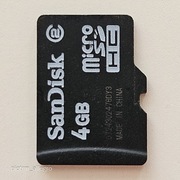 Karta micro sd 4GB SanDisk