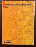 Kompletny rocznik monet 2 zł NG z 2004r w albumie Fischer