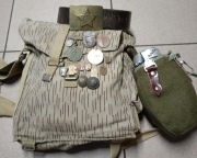 Pamiątki PRL gaz maska odznaczenia!!