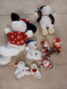 Zestaw pluszaków świątecznych coca cola