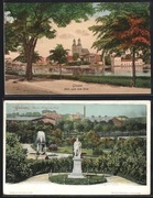 GNIEZNO Gnesen Katedra + pomnik Cesarz Fryderyk 2 pocztówki