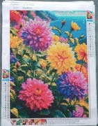 Haft Diamentowy Gotowy 30x40 ( Kwiaty )