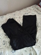 Spodnie męskie motocyklowe z prawdziwej skóry 