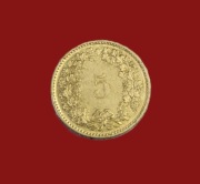 Moneta 5 rappenów 1983, Szwajcaria