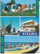 STEGNA -- POLE NAMIOTOWE -- DOM WCZASOWY -- PLAŻA -- 1985
