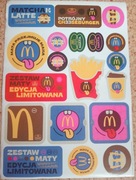 NAKLEJKI MCDONALD'S edycja MATA z 2021roku! Zestaw 30 arkuszy!