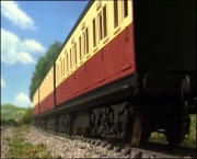 Wagon PASAŻERSKI Gabrysia SODOR pociąg tory drewniane Tomek i Przyjaciele