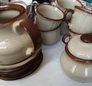 Porcelit Pruszków serwis herbaciany komplet 6 os. Nostalgia