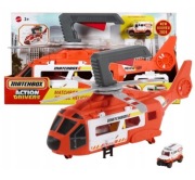 MATCHBOX ACTION DRIVERS Prawdziwe Przygody Helikopter Ratunko Gratis autka