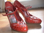 Karen Millen oryginalne szpilki, skóra naturalna nowe okazja r.38,5