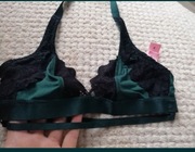 Biustonosz XS , butelkowa zieleń 