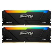Pamięć Kingston FURY Beast RGB 32GB 2x16GB DDR4 3200MHz CL16