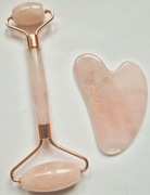 Roller + kamień Gua Sha do masażu twarzy – pudełko #BeBetter