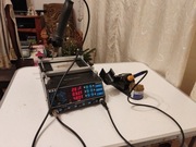 W.E.P 853AAA Stacja lutownicza z preheater hotair, pasta, narzędzia, grot