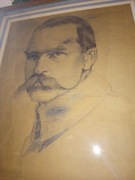 Józef Piłsudski oryginalny rysunek z epoki