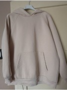 Beżowa bluza na misiu z napisem QUEEN preminum