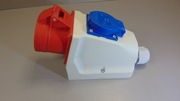 Gniazdo wtykowe siłowe PCE 400V 16A 5PIN + 230V 