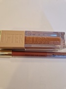 błyszczyk Maybelline Lifter Gloss 007 amber i konturówka AA Wings 04 nude