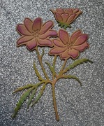 Scrapka Duży Kwiat Ombre - Scrapbooking