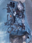 Suzuki GSX600F Katana (1991) części - moduł, lagi, koła, wachacz, zaciski