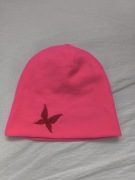 Jasnoróżowa polarowa czapka kari traa