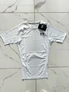 Koszulka Under Armour Fitted compression shirt HeatGear biała HG S/M