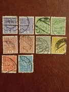 Rok 1932.Fi251-257+odcienie,kasowane