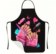 Fartuch kosmetyczny PREMIUM dla stylistki paznokci manicure nail art