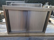 Szafka Wisząca Stal Nierdzewna Drzwi Suwane 90/40/60